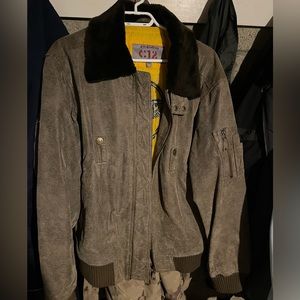 C12 heavyweight suede jacket